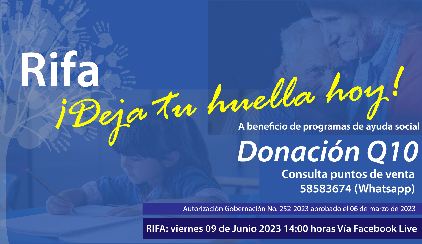 Rifa ¡deja tu huella hoy! 2023